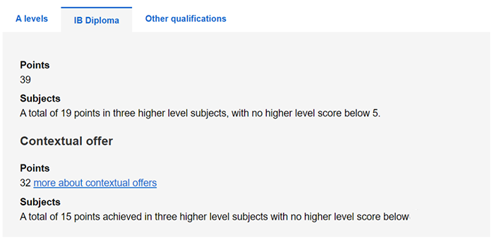 6 UCL 2023入學A Level、IB和英語成績要求5.png