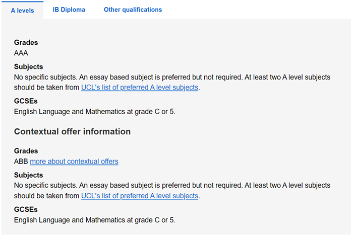 6 UCL 2023入學A Level、IB和英語成績要求14.png