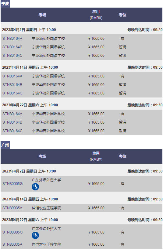 2023年4月GRE考試報(bào)名&考位考點(diǎn)