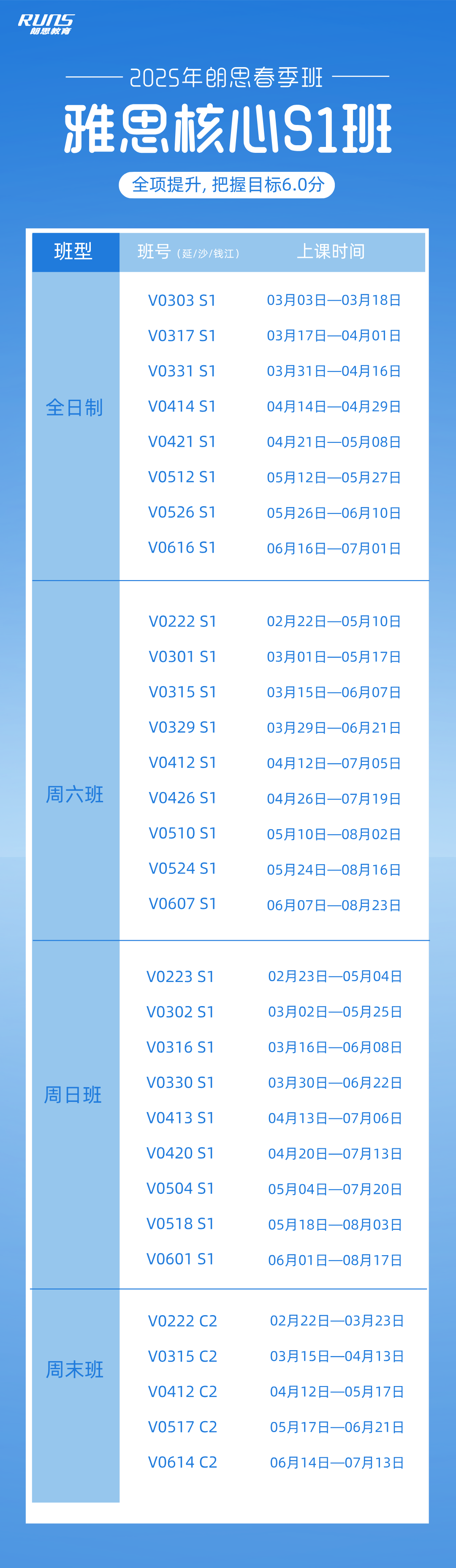 1 朗思教育2025年春季班課程安排表，約免費試聽課！5.png