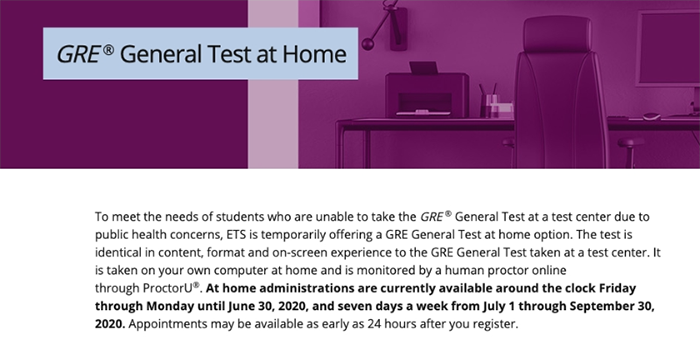 2020在家考GRE、GMAT,報考考試流程全解析