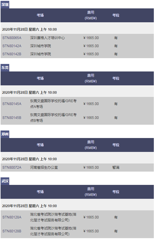GRE考位播報|11月、12月大量余位可報,速度上線預約!